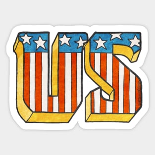 US vintage Sticker